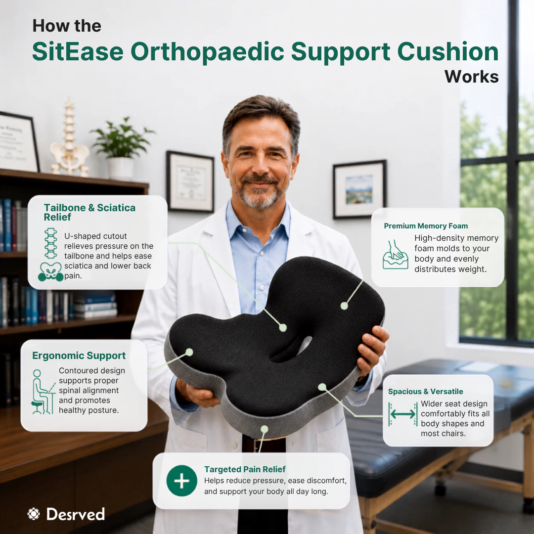 SitEase™ Orthopaedic Support Cushion